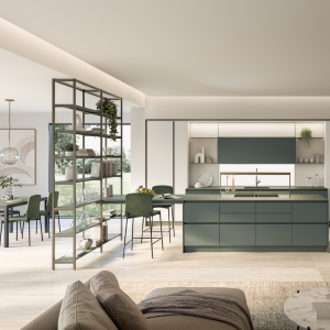 Cucina con living Oyster