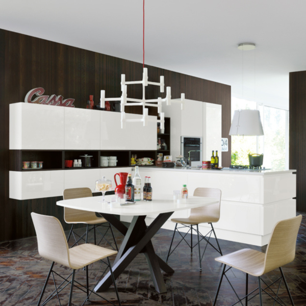 Cucina con penisola Oyster