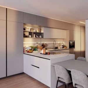 Cucina con penisola Lounge