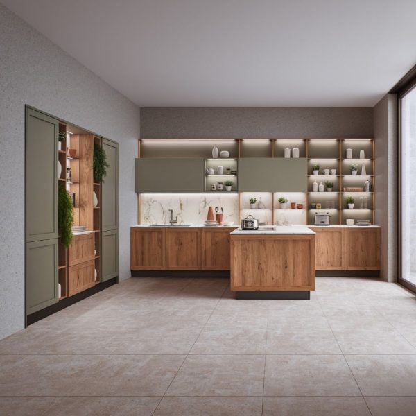 Cucina con penisola Milano